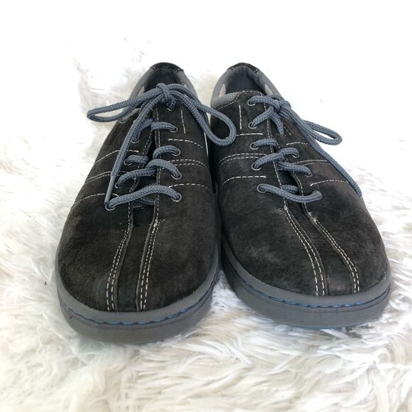 DANSKO BRANDI SUEDE LACE UP LOW CUT‎ SNEAKERS SZ 38 - Picture 3 of 8